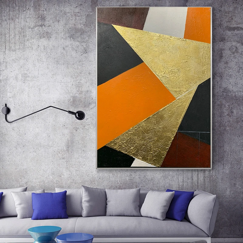 Handmade Abstract Painting On Canvas Large Wall Art Modern Home Decor Minimalist Art Gold Leaf Painting Orange Art Wall Decor
Handmade Abstract Painting On Canvas Large Wall Art Modern Home Decor Minimalist Art Gold Leaf Painting Orange Art Wall Decor