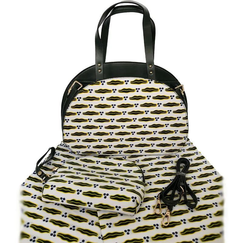 New Arrival Popular Women Wax Handbag And Cotton Fabric Set High Quality African Style Wax Fabric With Bag Set Stock
New Arrival Popular Women Wax Handbag And Cotton Fabric Set High Quality African Style Wax Fabric With Bag Set Stock