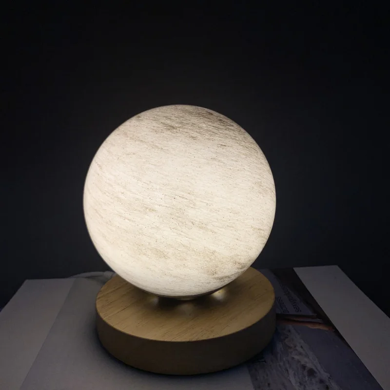 3D Printing Moon Lamp USB Rechargeable Wooden Base Round Glass Ball Light Desk Light Creative Romantic Bedroom Night Light
3D Printing Moon Lamp USB Rechargeable Wooden Base Round Glass Ball Light Desk Light Creative Romantic Bedroom Night Light
