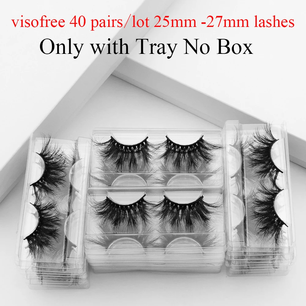Visofree 40pairs 25MM Lashes 3D Mink Lashes with Tray No Box Long Mink Eyelashes Dramatic Volume Eyelashes Thick False Eyelashes
Visofree 40pairs 25MM Lashes 3D Mink Lashes with Tray No Box Long Mink Eyelashes Dramatic Volume Eyelashes Thick False Eyelashes