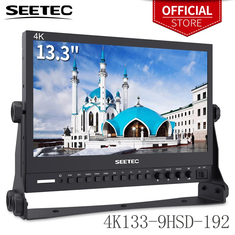 Seetec 13.3 Inch Aluminum Design IPS 1920x1080 3G-SDI HDMI Broadcast Monitor with AV YPbPr 4K133-9HSD-192 Desktop LCD Monitor
Seetec 13.3 Inch Aluminum Design IPS 1920x1080 3G-SDI HDMI Broadcast Monitor with AV YPbPr 4K133-9HSD-192 Desktop LCD Monitor