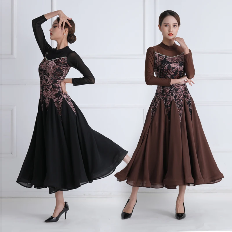 2021 Woman modern dance dress performance dress national standard dance competition dress Waltz dance Costumes LYQ2037
2021 Woman modern dance dress performance dress national standard dance competition dress Waltz dance Costumes LYQ2037