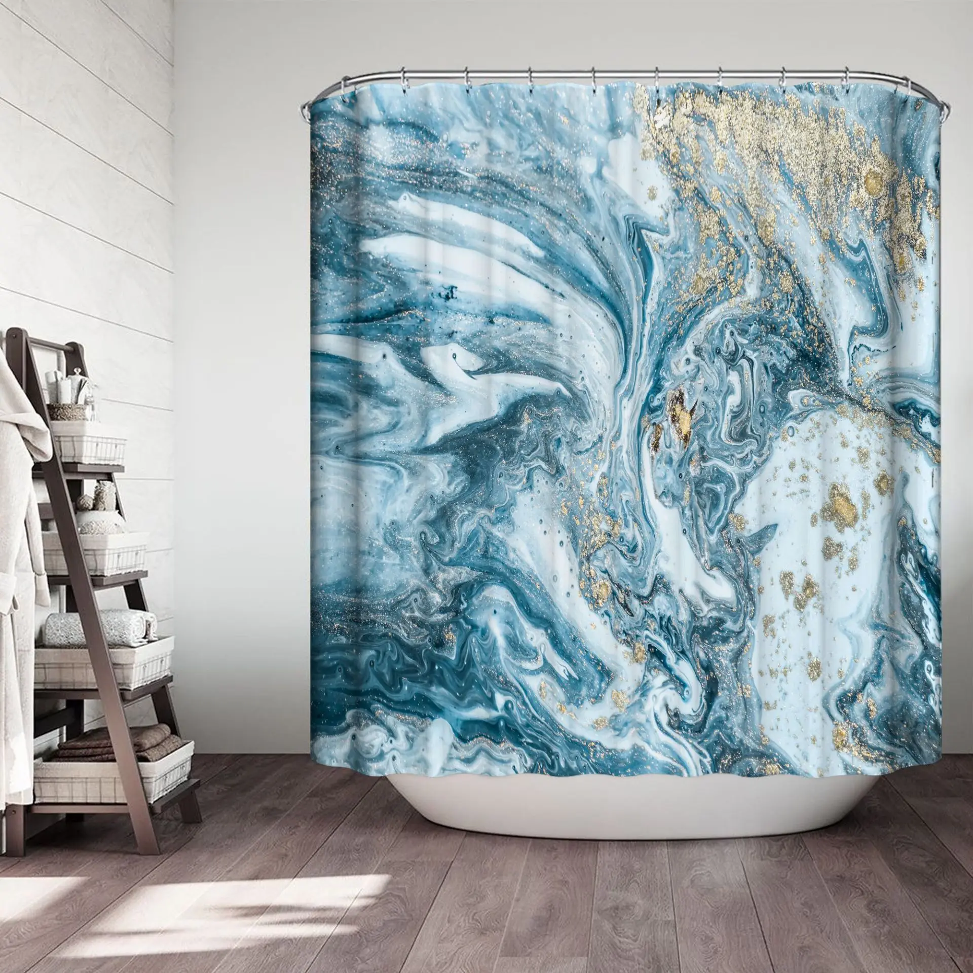 Marble Printed Shower Curtain with Hooks, Luxury Waterproof Fabric, Polyester Bathroom Screen, Home Decoration
Marble Printed Shower Curtain with Hooks, Luxury Waterproof Fabric, Polyester Bathroom Screen, Home Decoration