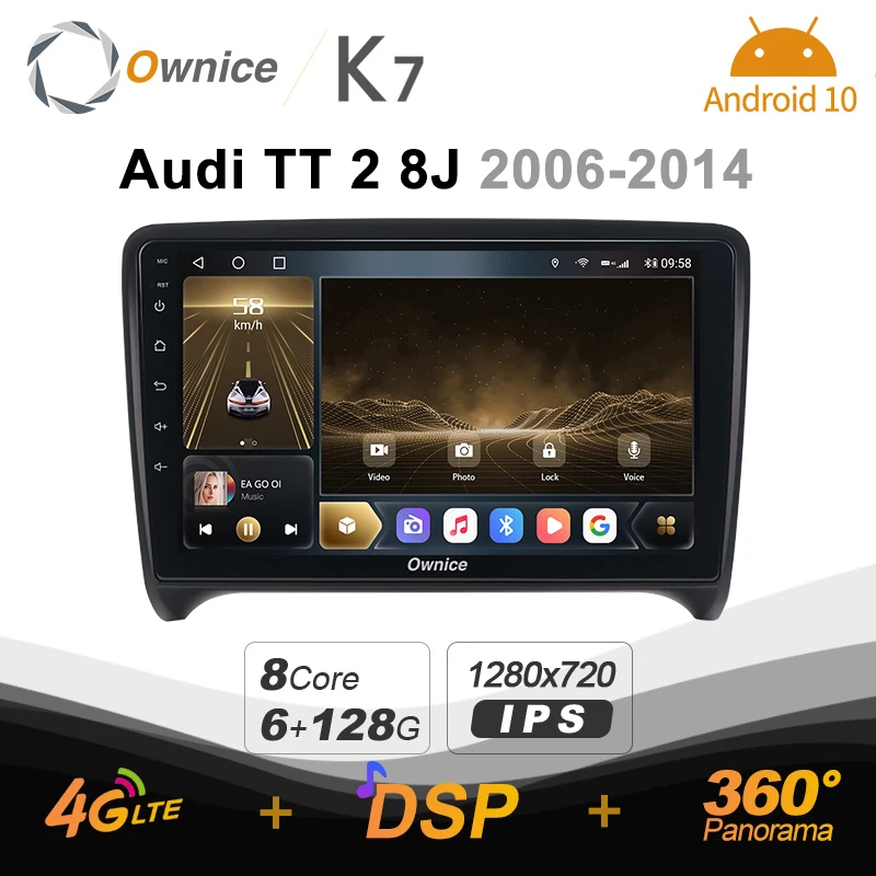 K7 720P 6G Ram 128G Rom Android 10,0 автомобильное радио setero для Audi TT 2 8J 2006 - 2014 авто аудио 360 панорамная оптическая 5G Wifi
K7 720P 6G Ram 128G Rom Android 10,0 автомобильное радио setero для Audi TT 2 8J 2006 - 2014 авто аудио 360 панорамная оптическая 5G Wifi