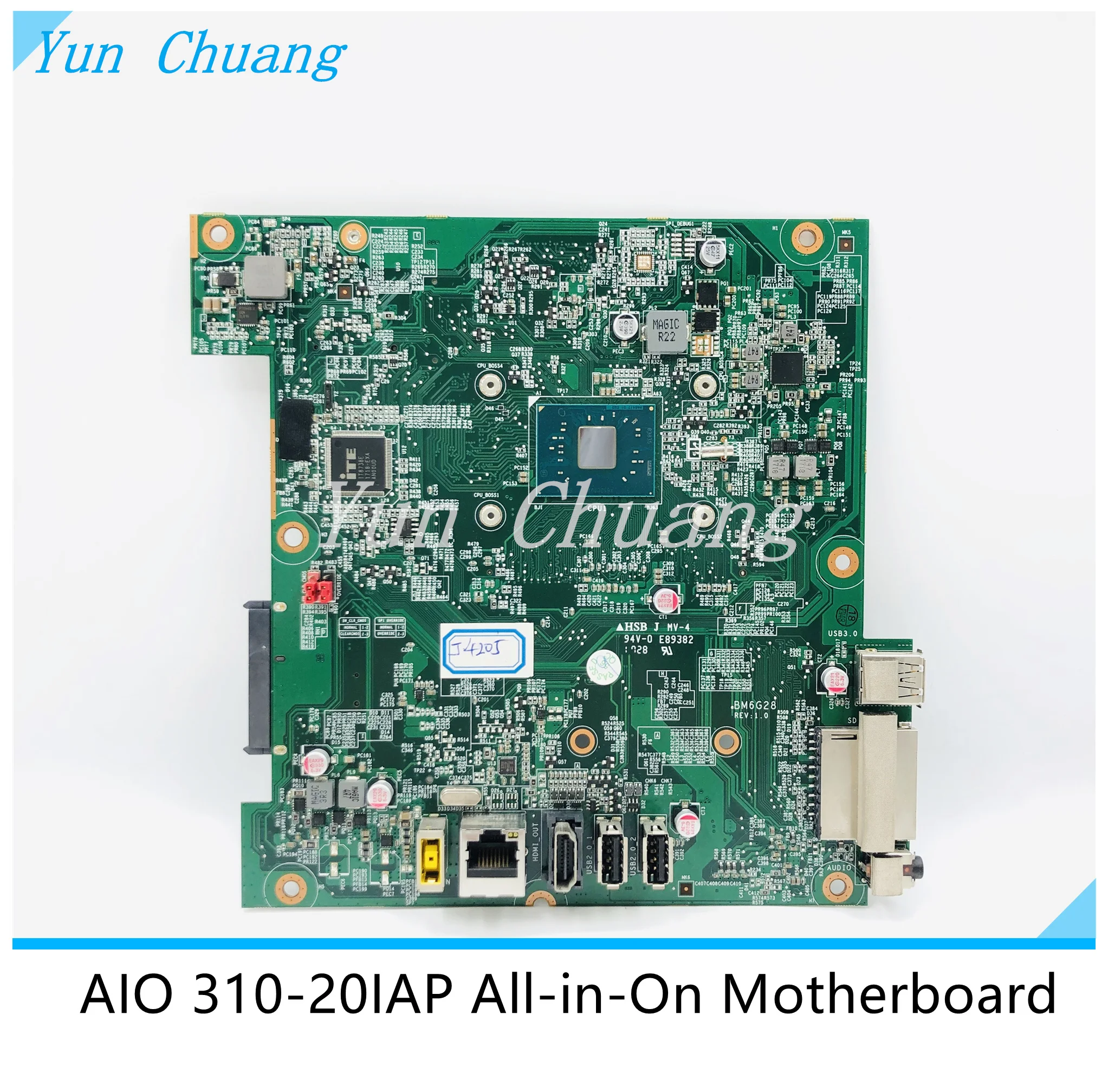 LAPLSB REV:1.0 For Lenovo AIO 310-20IAP All-in-On Motherboard With J4205 J3455 J3355 CPU FRU 01GJ018 DDR3 MB 100% Tested OK
LAPLSB REV:1.0 For Lenovo AIO 310-20IAP All-in-On Motherboard With J4205 J3455 J3355 CPU FRU 01GJ018 DDR3 MB 100% Tested OK