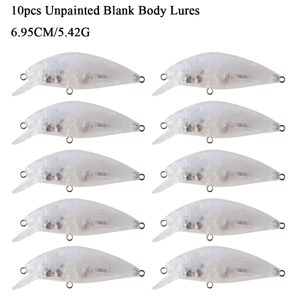 WAVES Fishing Blank Lures Crankbait Minnow 6.95CM 5.42G Deep Long Diving Rattle Hard Plastic Lure Unpainted Body Wobbler Free
WAVES Fishing Blank Lures Crankbait Minnow 6.95CM 5.42G Deep Long Diving Rattle Hard Plastic Lure Unpainted Body Wobbler Free