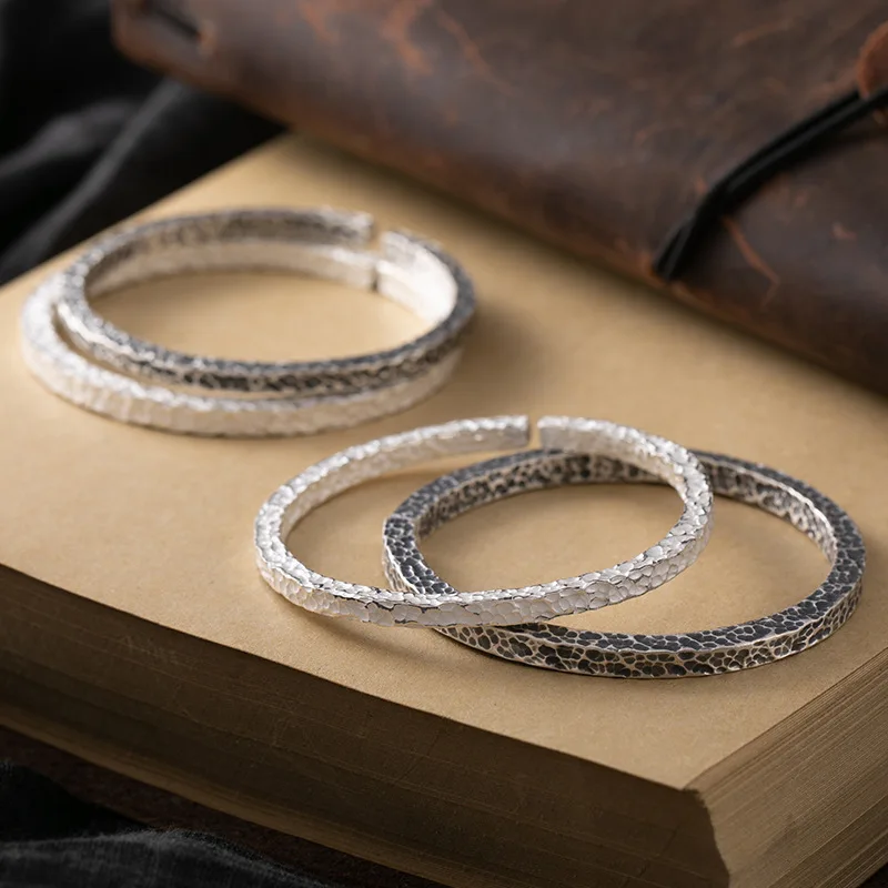 ★lovers' Bracelet 999 pure silver sea withered stone rotten men's and women's bracelet open foot Silver Bracelet Gift
★lovers' Bracelet 999 pure silver sea withered stone rotten men's and women's bracelet open foot Silver Bracelet Gift