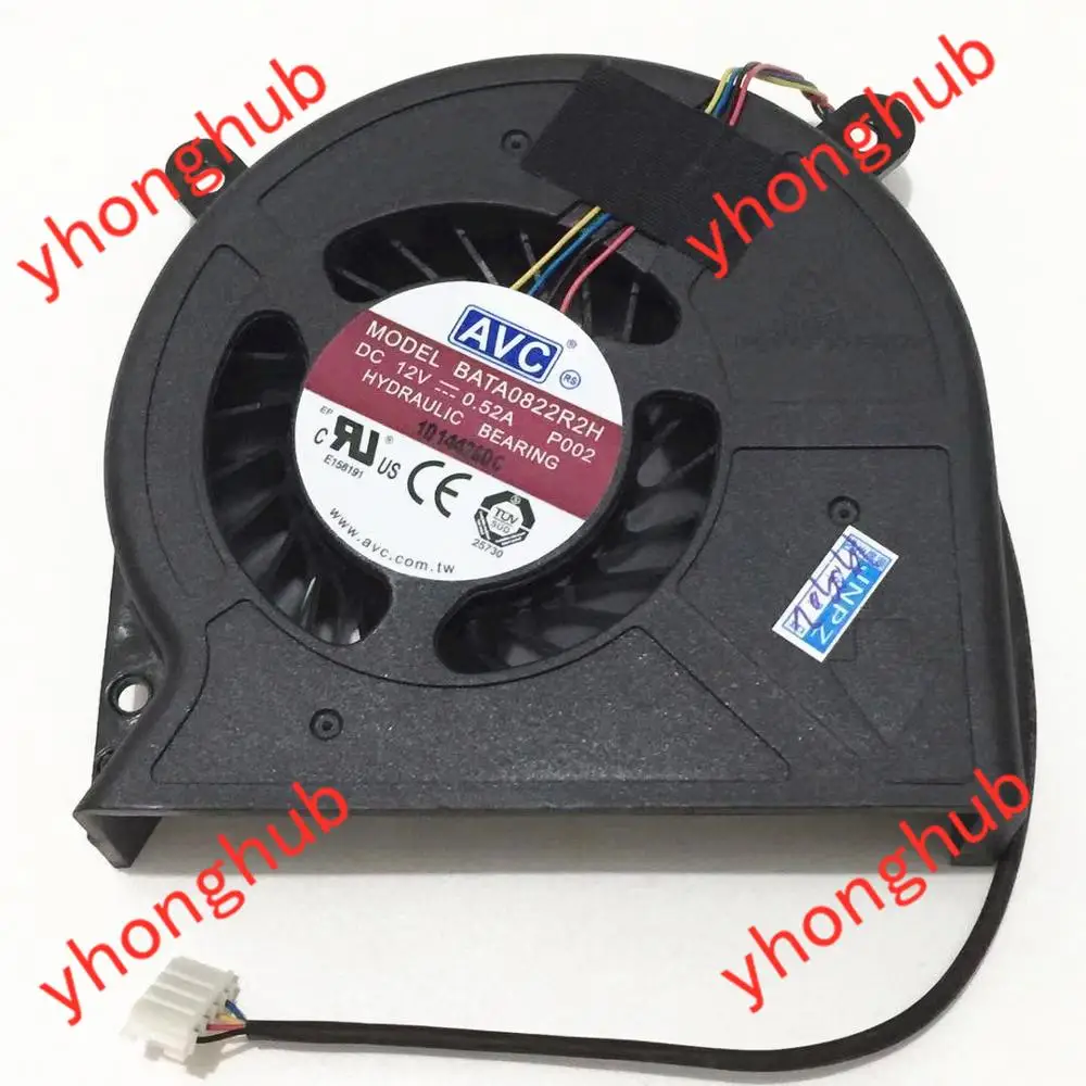 AVC BATA0822R2H -001 DC 12V 0.52A 83x88x22mm 4-Wire Server Cooling Fan
AVC BATA0822R2H -001 DC 12V 0.52A 83x88x22mm 4-Wire Server Cooling Fan