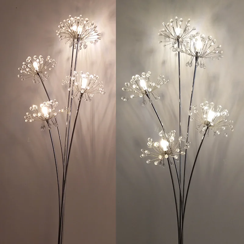 Modern Simple LED Floor Lamp Living Room Bedroom Crystal lamp Wedding Dress Shop Floor Lamp Study Dandelion Light Free Shipping
Modern Simple LED Floor Lamp Living Room Bedroom Crystal lamp Wedding Dress Shop Floor Lamp Study Dandelion Light Free Shipping