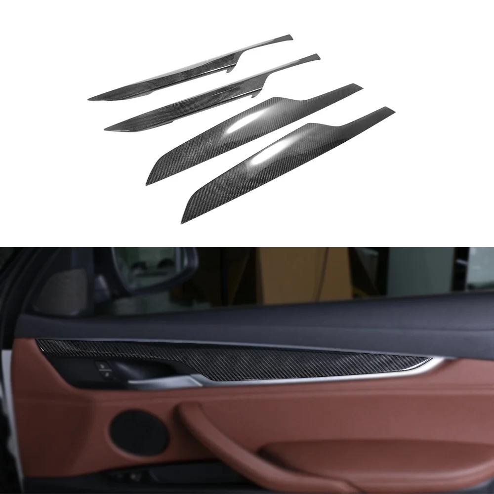 4pcs Inner Door Trims Panel Cover Real Dry Carbon Fiber Interior Accessories For BMW X5 X6 F15 F16 2014-2019
4pcs Inner Door Trims Panel Cover Real Dry Carbon Fiber Interior Accessories For BMW X5 X6 F15 F16 2014-2019
