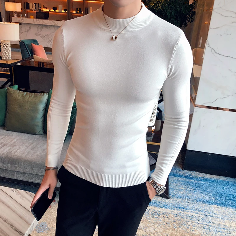Turtleneck Men Fashion Autumn Winter Knitwear Long Sleeve Sweaters For Men Clothing Slim Fit Casual Pull Homme Pullovers HotSale
Turtleneck Men Fashion Autumn Winter Knitwear Long Sleeve Sweaters For Men Clothing Slim Fit Casual Pull Homme Pullovers HotSale