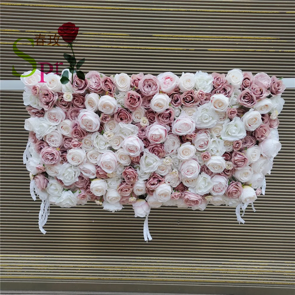 SPR Top selling roll up cloth back hot pink silk flower wall for wedding backdrop decoration
SPR Top selling roll up cloth back hot pink silk flower wall for wedding backdrop decoration