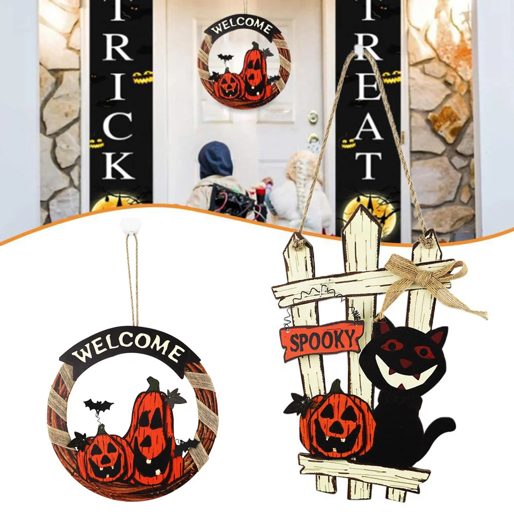 Welcome Board Garland Decoration Door Hanging Pendent Halloween Wooden Pumpkin Black Cat Cemetery Castle Ghost Festival Supplies
Welcome Board Garland Decoration Door Hanging Pendent Halloween Wooden Pumpkin Black Cat Cemetery Castle Ghost Festival Supplies