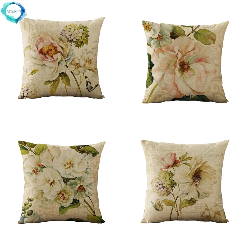 45x45cm Vintage Spring Flower Decorative Throw Pillow Covers Pillow Cases Cushion Cases Burlap Toss Throw Pillow Covers
45x45cm Vintage Spring Flower Decorative Throw Pillow Covers Pillow Cases Cushion Cases Burlap Toss Throw Pillow Covers