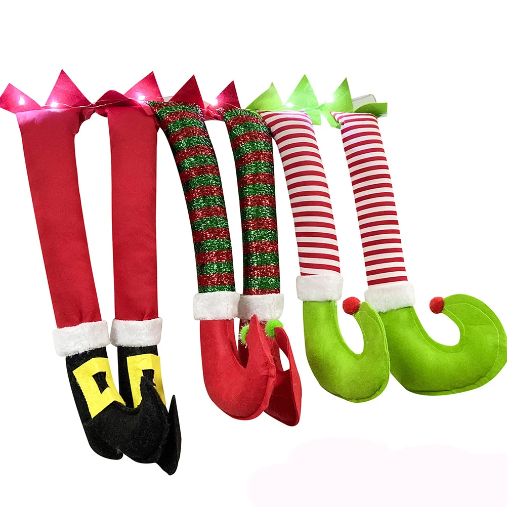Christmas Santa Elf Legs Plush Stuffed Feet With Shoes Christmas Tree Decorative Ornament Christmas Decoration Easy Storage
Christmas Santa Elf Legs Plush Stuffed Feet With Shoes Christmas Tree Decorative Ornament Christmas Decoration Easy Storage