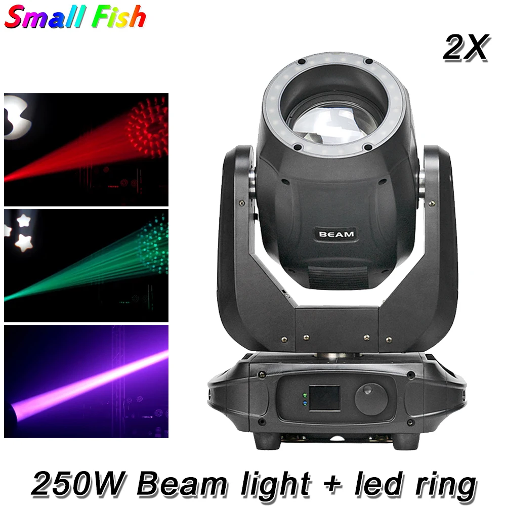 2Pcs/Lot 250W Spot Beam light + led ring 13 colors +1 white Moving Head Light Stage Effect Strobe Light DJ Disco Bar Beam Light
2Pcs/Lot 250W Spot Beam light + led ring 13 colors +1 white Moving Head Light Stage Effect Strobe Light DJ Disco Bar Beam Light