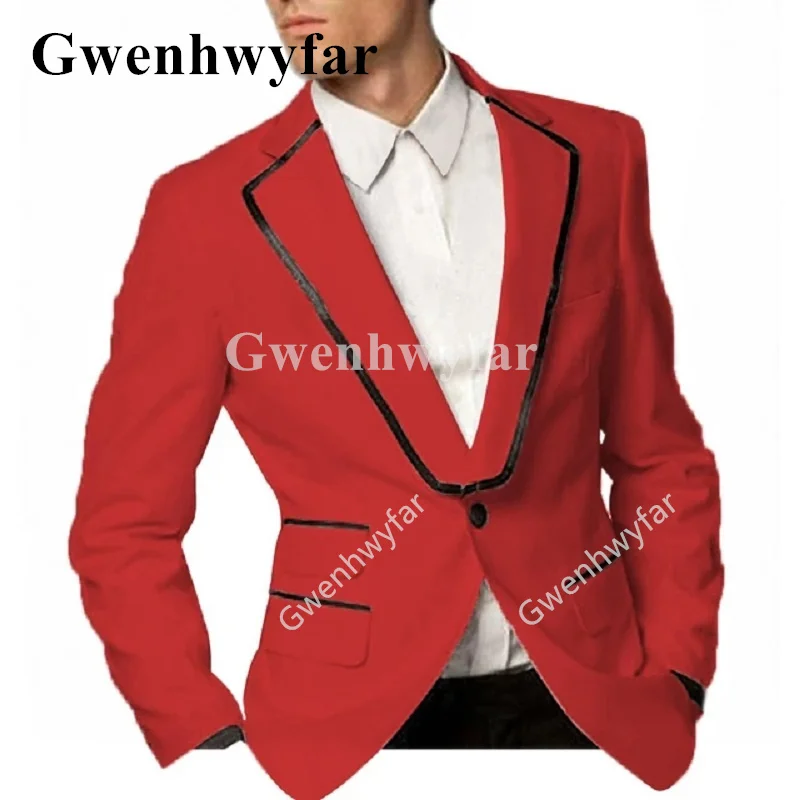 Gwenhwyfar New Trend Men's Single-breasted Special Style Wedding 2-piece Suit Best Men's Red Suit Jacket With Pants
Gwenhwyfar New Trend Men's Single-breasted Special Style Wedding 2-piece Suit Best Men's Red Suit Jacket With Pants