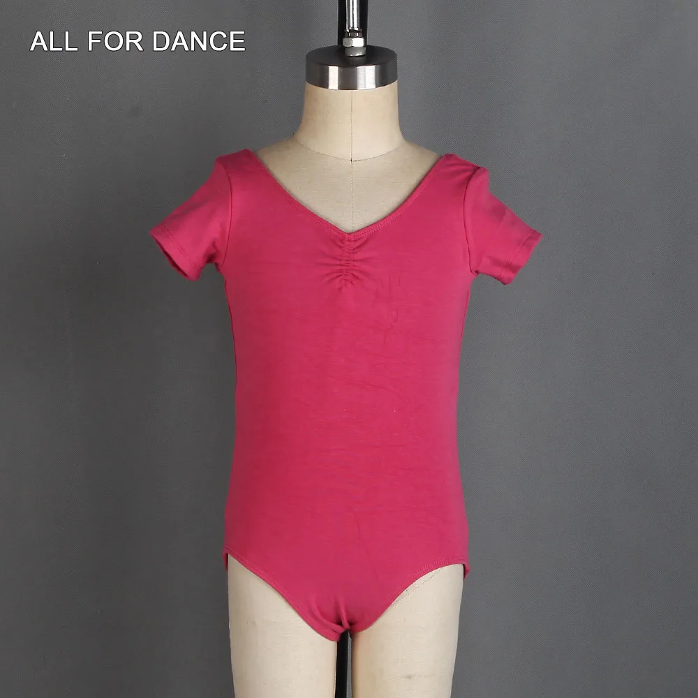 03D0020 Short Sleeve Pinch Front Cotton Leotard for Child Ballet Dance Wear Practice Leotards Children's Basic Dance Leotard
03D0020 Short Sleeve Pinch Front Cotton Leotard for Child Ballet Dance Wear Practice Leotards Children's Basic Dance Leotard