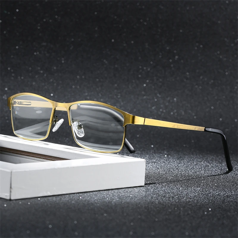 Anti Blue Light Reading Glasses Men Women Alloy Full Frame Presbyopic Glasses Magnifier Computer Eyewear Eyeglasses Gold +150
Anti Blue Light Reading Glasses Men Women Alloy Full Frame Presbyopic Glasses Magnifier Computer Eyewear Eyeglasses Gold +150