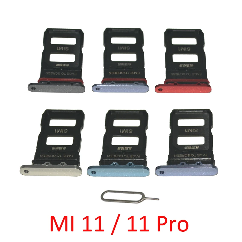 For Xiaomi Mi 11 Pro Sim Reader Original New Phone Nano SIM Micro SD Card Slot Holder Adapter Black Red Blue MI 11 With Pin
For Xiaomi Mi 11 Pro Sim Reader Original New Phone Nano SIM Micro SD Card Slot Holder Adapter Black Red Blue MI 11 With Pin