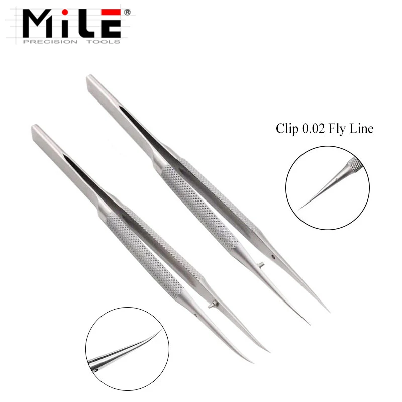 MILE Stainless Steel High-Precision Tweezers Elbow Straight Head Mobile Phone Repair BGA Motherboard Flying Line Special Tool
MILE Stainless Steel High-Precision Tweezers Elbow Straight Head Mobile Phone Repair BGA Motherboard Flying Line Special Tool