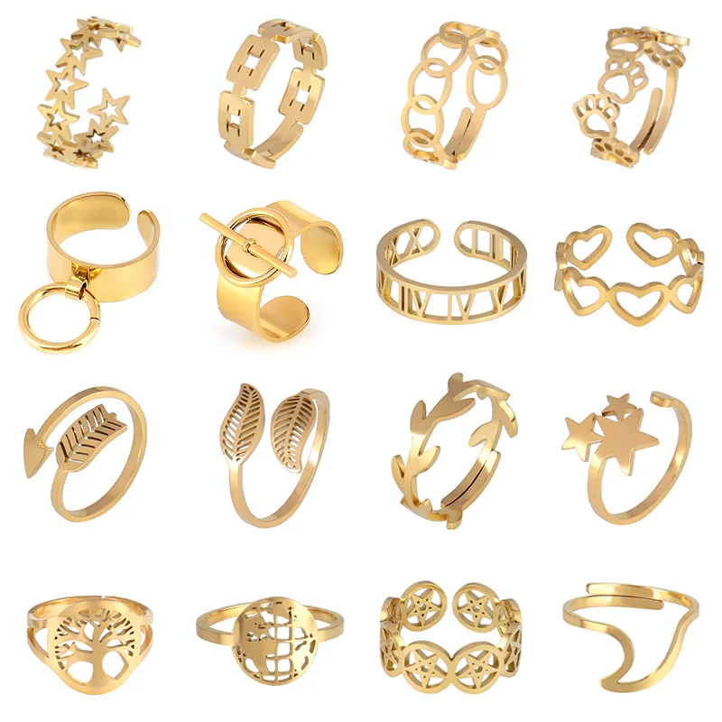 Punk Stainless Steel Rings For Women Geometric Open Finger Ring Statement Lock Charms Ring Women's Chain Ring Rings Jewelry
Punk Stainless Steel Rings For Women Geometric Open Finger Ring Statement Lock Charms Ring Women's Chain Ring Rings Jewelry