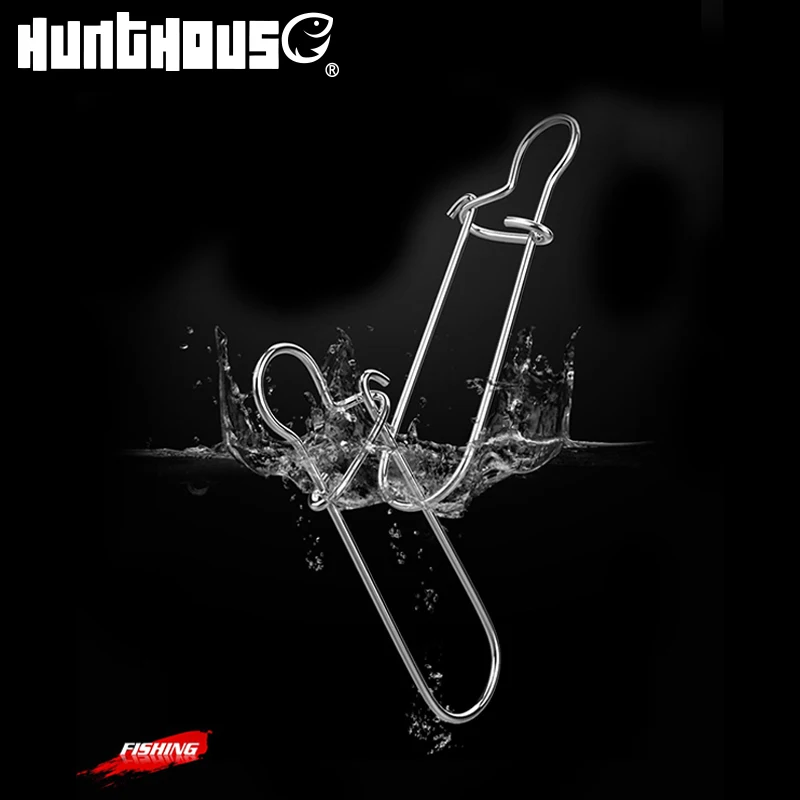 Hunthouse Fishing Accessories Connector 30Pcs Fast Clip Lock Safety Pin Stainless Steel Safety Snaps Fishhook Swivel Solid Rings
Hunthouse Fishing Accessories Connector 30Pcs Fast Clip Lock Safety Pin Stainless Steel Safety Snaps Fishhook Swivel Solid Rings