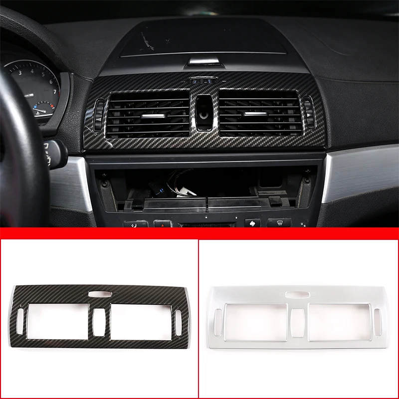 For BMW X3 E83 2006-2010 Car Styling ABS Carbon Fiber Center Console Air Conditioning Outlet Frame Cover Stickers Trim Accessory
For BMW X3 E83 2006-2010 Car Styling ABS Carbon Fiber Center Console Air Conditioning Outlet Frame Cover Stickers Trim Accessory