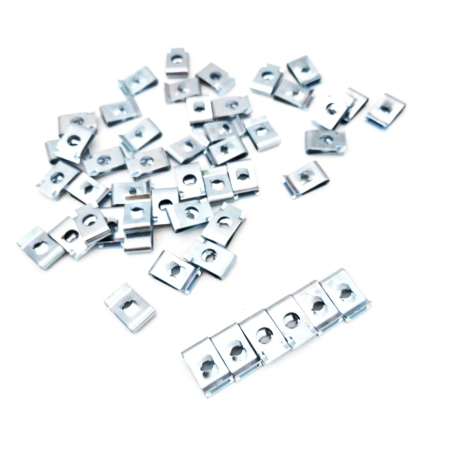 50pcs/lot U Nut Automotive Sheet Metal Body Speed Fastener Trim Panel Screw Clips
50pcs/lot U Nut Automotive Sheet Metal Body Speed Fastener Trim Panel Screw Clips