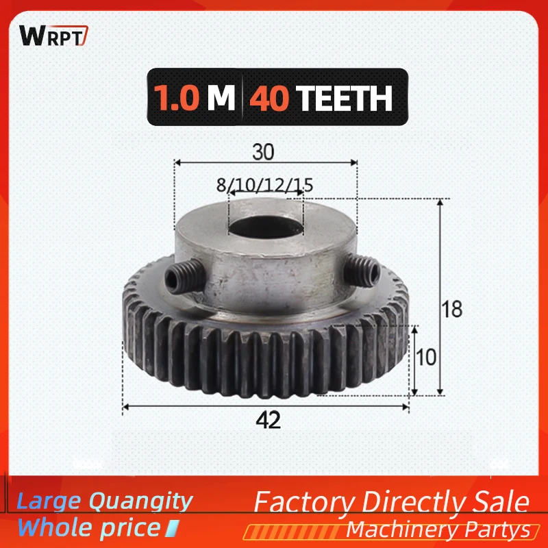 1Pcs 1mod 40 Teeth 8/10/12/15mm 1M40T Motor Pinion Gear For RC Car Brushed Brushless Motor
1Pcs 1mod 40 Teeth 8/10/12/15mm 1M40T Motor Pinion Gear For RC Car Brushed Brushless Motor