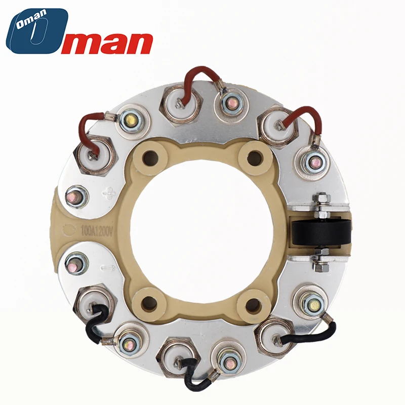 Generator rectifier, rotating rectifier wheel 100A1200V, used in Engga generator,100A rectifier wheel
Generator rectifier, rotating rectifier wheel 100A1200V, used in Engga generator,100A rectifier wheel