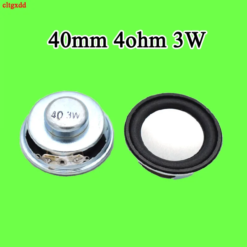 cltgxdd 2PCS 4R 3W Speaker Horn 4 ohms 3 wat speaker Diameter 4CM 40mm Mini Amplifier Rubber Gasket Loudspeaker Trumpet
cltgxdd 2PCS 4R 3W Speaker Horn 4 ohms 3 wat speaker Diameter 4CM 40mm Mini Amplifier Rubber Gasket Loudspeaker Trumpet
