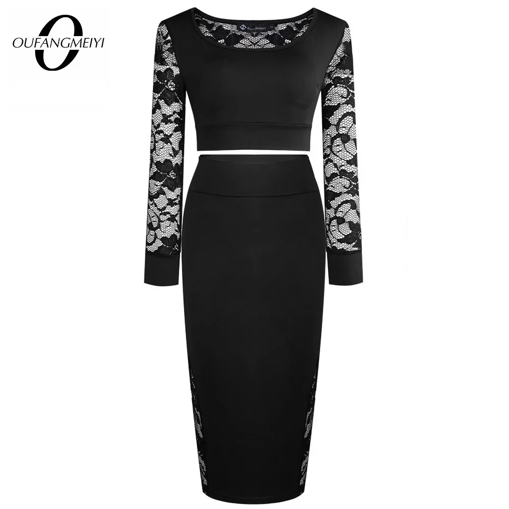 Women Chic Lace Patchwork See Through Two Pieces Sexy Charming Visible Bodycon Outfit Pencil Dress EB07
Women Chic Lace Patchwork See Through Two Pieces Sexy Charming Visible Bodycon Outfit Pencil Dress EB07