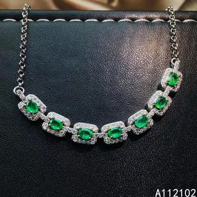 KJJEAXCMY fine jewelry 925 sterling silver inlaid natural emerald Popular Chinese women's bracelet support detection
KJJEAXCMY fine jewelry 925 sterling silver inlaid natural emerald Popular Chinese women's bracelet support detection
