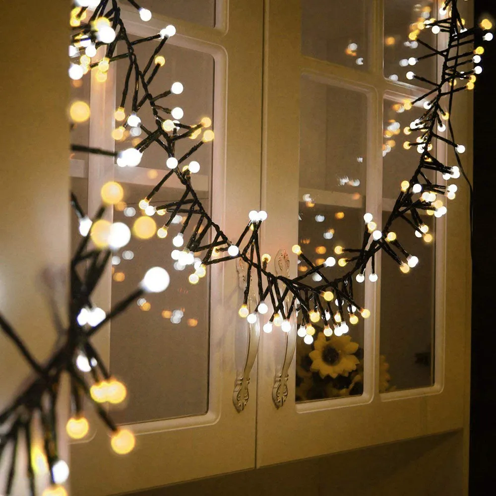 3M 400leds Firecracker Festoon Ball String Lights 8 Modes Indoor Twinkle Lights Waterproof Fairy Light for Home Party Decoration
3M 400leds Firecracker Festoon Ball String Lights 8 Modes Indoor Twinkle Lights Waterproof Fairy Light for Home Party Decoration