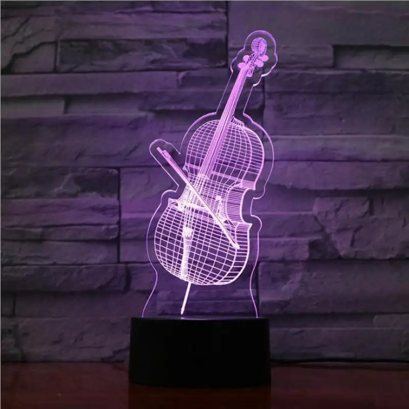 Violin 3d Lamp Small Ornaments Gift Crafts Acrylic Night Lamp Birthday Gift Ambient Usb Table Usb Led Night Light
Violin 3d Lamp Small Ornaments Gift Crafts Acrylic Night Lamp Birthday Gift Ambient Usb Table Usb Led Night Light