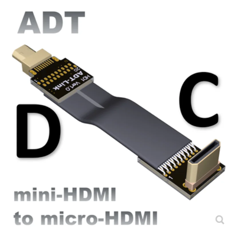 Mini HDMI-совместим с микро HD воздушной камерой, поворотный разъем, Сверхлегкий и ультратонкий кабель с изгибом 90 градусов, 18 Гбит/с, 2160p
Mini HDMI-совместим с микро HD воздушной камерой, поворотный разъем, Сверхлегкий и ультратонкий кабель с изгибом 90 градусов, 18 Гбит/с, 2160p