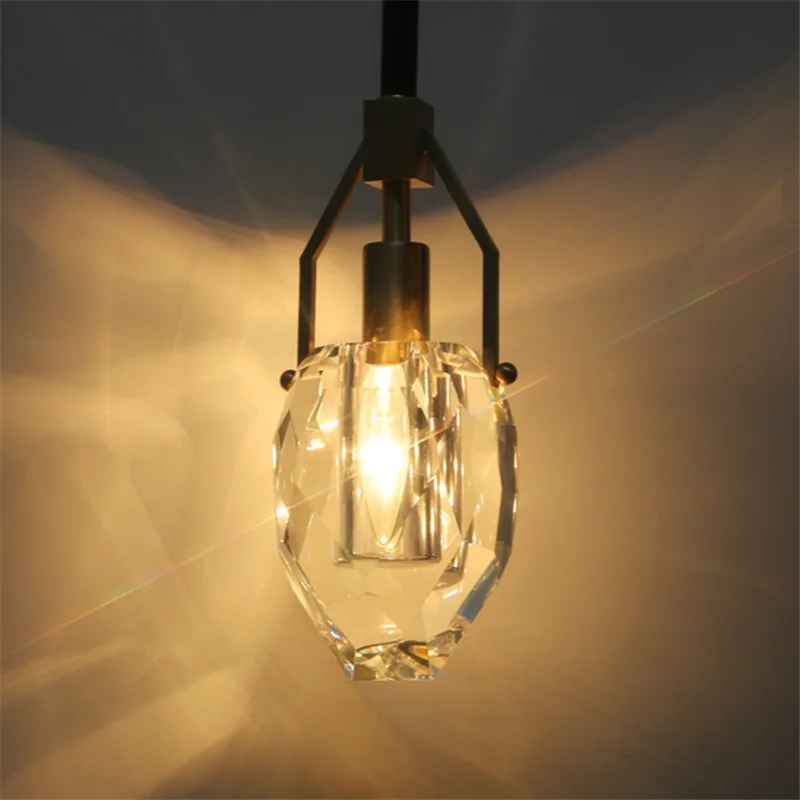Modern Creative Crystal Led Pendant Lamps E14 Single Head For Living Room Bedroom Indoor Aisle Art Decoration Lighting Luminaire
Modern Creative Crystal Led Pendant Lamps E14 Single Head For Living Room Bedroom Indoor Aisle Art Decoration Lighting Luminaire