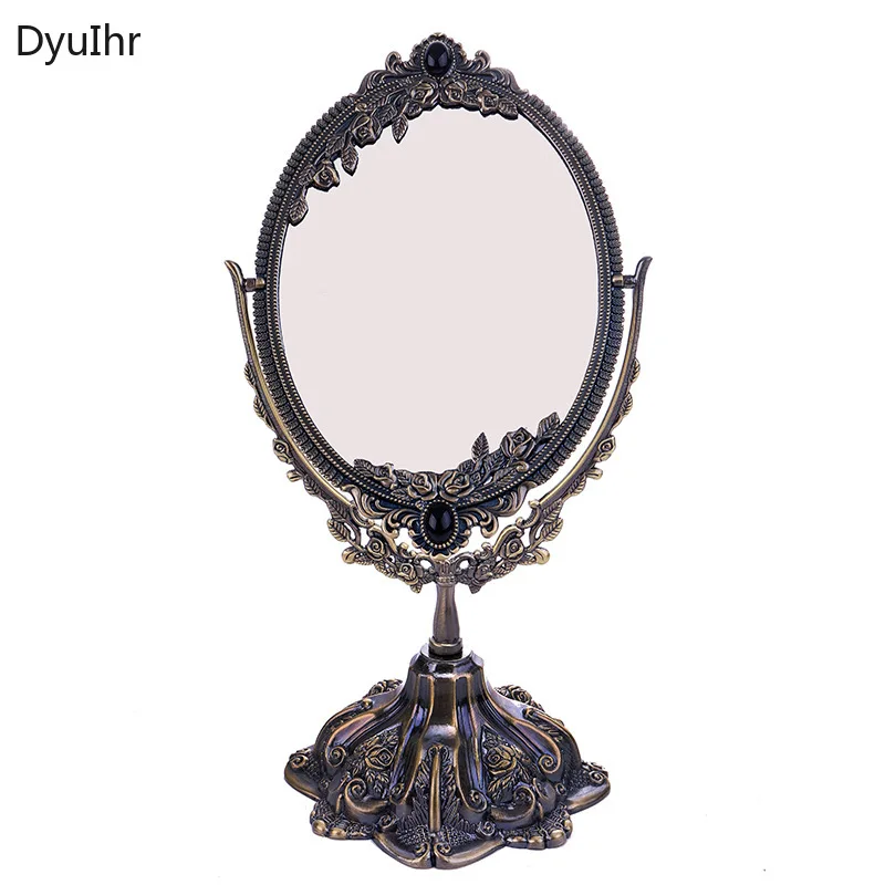 DyuIhr European-style metal double-sided retro makeup mirror creative table mirror wedding dressing table high-definition mirror
DyuIhr European-style metal double-sided retro makeup mirror creative table mirror wedding dressing table high-definition mirror