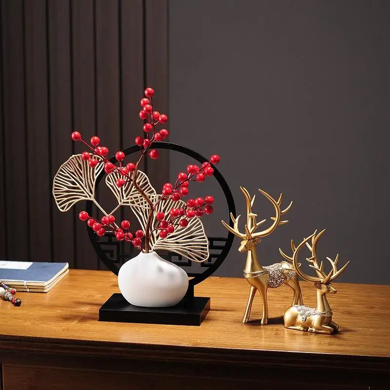 Chinese Style Home Decoration Living Room Dry Flower Simulation Flower Chinese Style Study Decoration Handicraft Decoration Wine
Chinese Style Home Decoration Living Room Dry Flower Simulation Flower Chinese Style Study Decoration Handicraft Decoration Wine