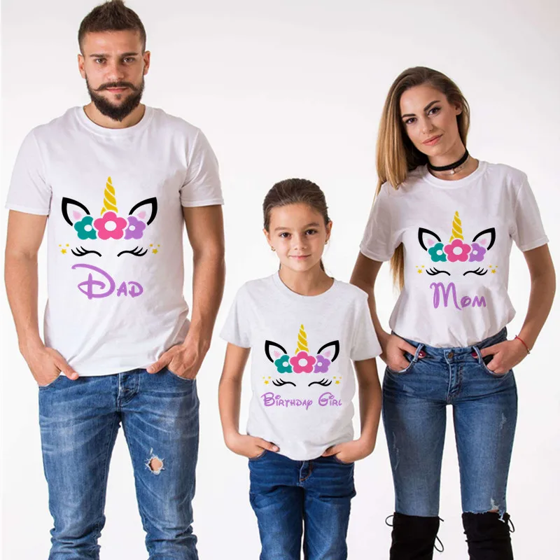 Mouse Ear print T-Shirt Family Matching Clothes Mother and Daughter Clothes Unicor Birthday Dress Christmas Clothes Party Tshirt
Mouse Ear print T-Shirt Family Matching Clothes Mother and Daughter Clothes Unicor Birthday Dress Christmas Clothes Party Tshirt
