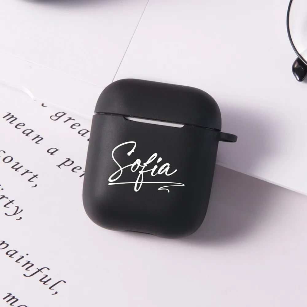 Custom Name for Airpods 2 Case Soft Silicone Luxury Cover DIY Letters For Air Pod Funda Airpods Cases Earphone Accessories Coque
Custom Name for Airpods 2 Case Soft Silicone Luxury Cover DIY Letters For Air Pod Funda Airpods Cases Earphone Accessories Coque