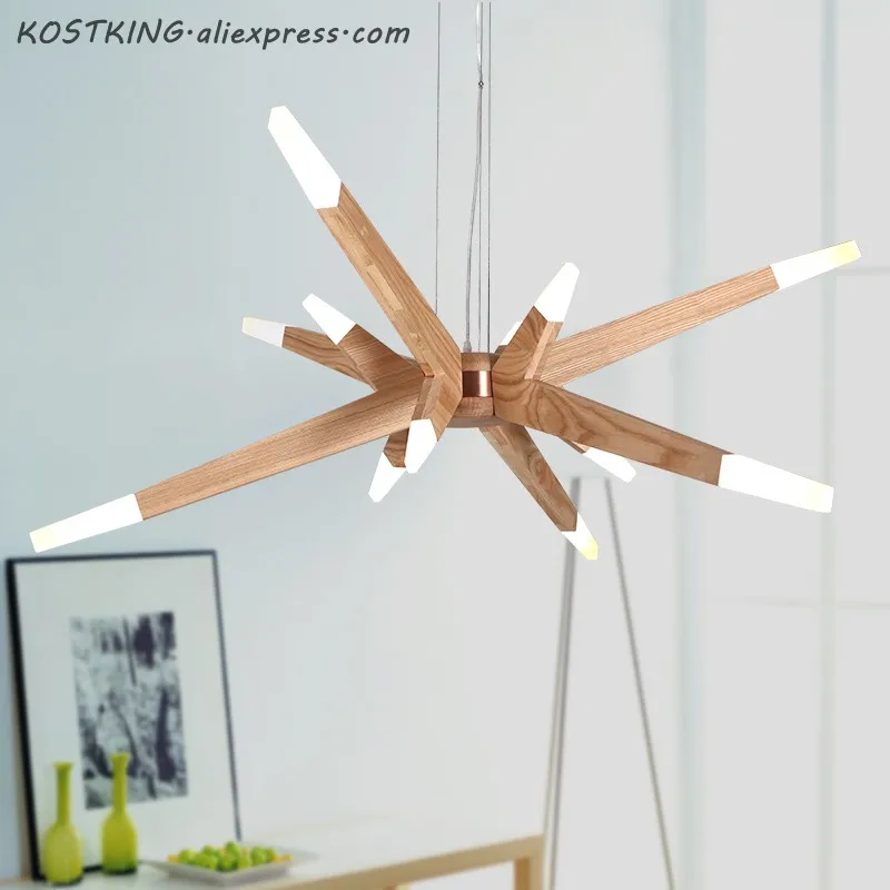 Modern Suspention Wooden hanging Pendant Lights Lamp for Dining room Creative pendant lamp
Modern Suspention Wooden hanging Pendant Lights Lamp for Dining room Creative pendant lamp