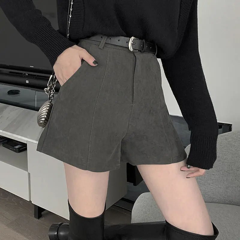 Shorts Women Women's Woolen Shorts Autumn And Winter High Waist A- Line Black Ropa Mujer
Shorts Women Women's Woolen Shorts Autumn And Winter High Waist A- Line Black Ropa Mujer