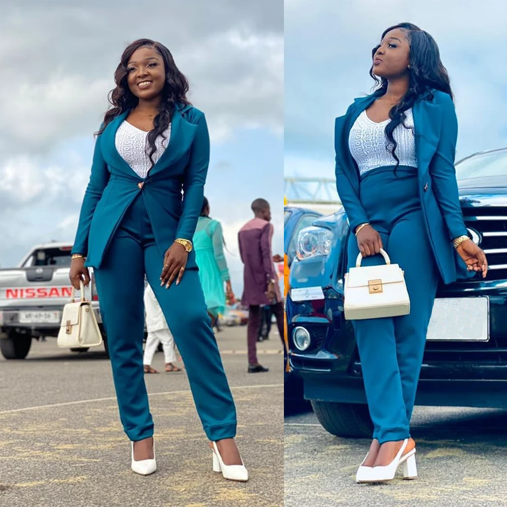 African Girl Blazer Suits Sets Slim Fit Fashion Mother of the Bride Prom Party Guest Wedding Wear 2 Pieces Plus Size
African Girl Blazer Suits Sets Slim Fit Fashion Mother of the Bride Prom Party Guest Wedding Wear 2 Pieces Plus Size