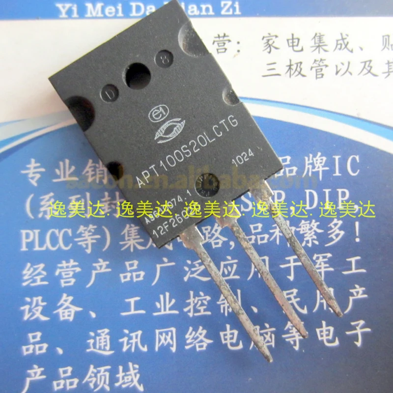 Refurbished Original 2Pcs/Lot APT100S20LCTG APT100S20LCT 100S20LCT TO-264 100A 200V
Refurbished Original 2Pcs/Lot APT100S20LCTG APT100S20LCT 100S20LCT TO-264 100A 200V