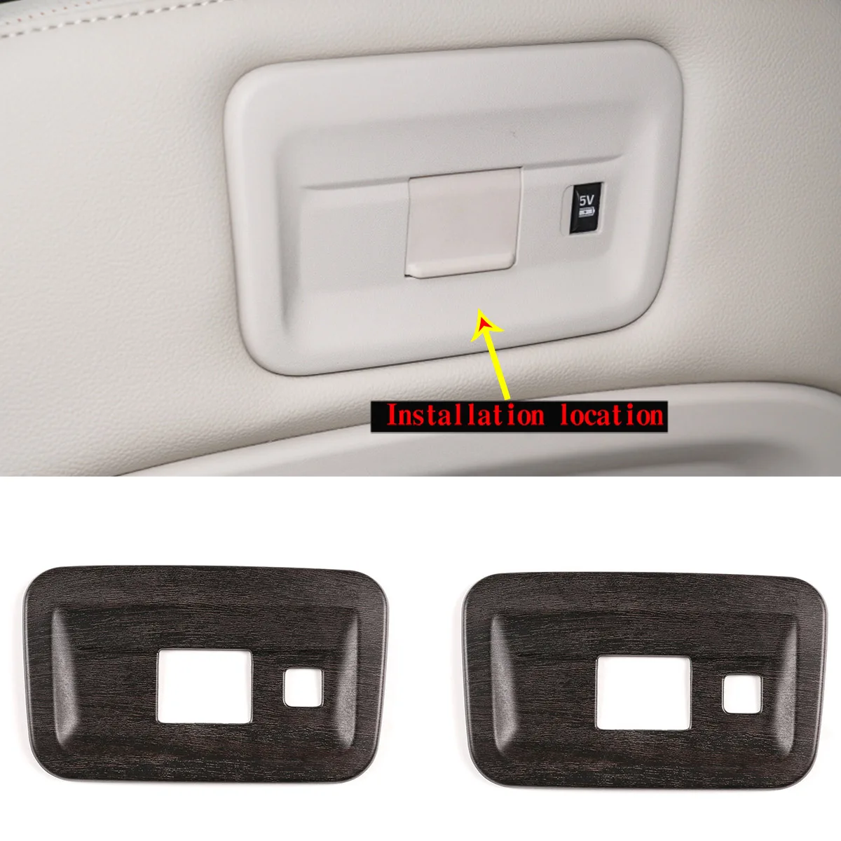 For 2021 Land Rover Discovery 5 seat back USB panel ABS car interior accessories
For 2021 Land Rover Discovery 5 seat back USB panel ABS car interior accessories