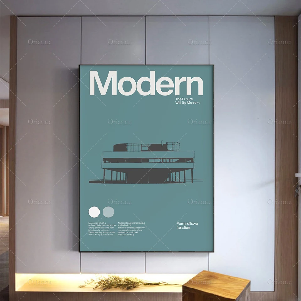 Modern Poster Modernism Minimal Graphic Architecture Bauhaus Villa Savoye Le Corbusier Wall Art Canvas Painting Pictureprints
Modern Poster Modernism Minimal Graphic Architecture Bauhaus Villa Savoye Le Corbusier Wall Art Canvas Painting Pictureprints