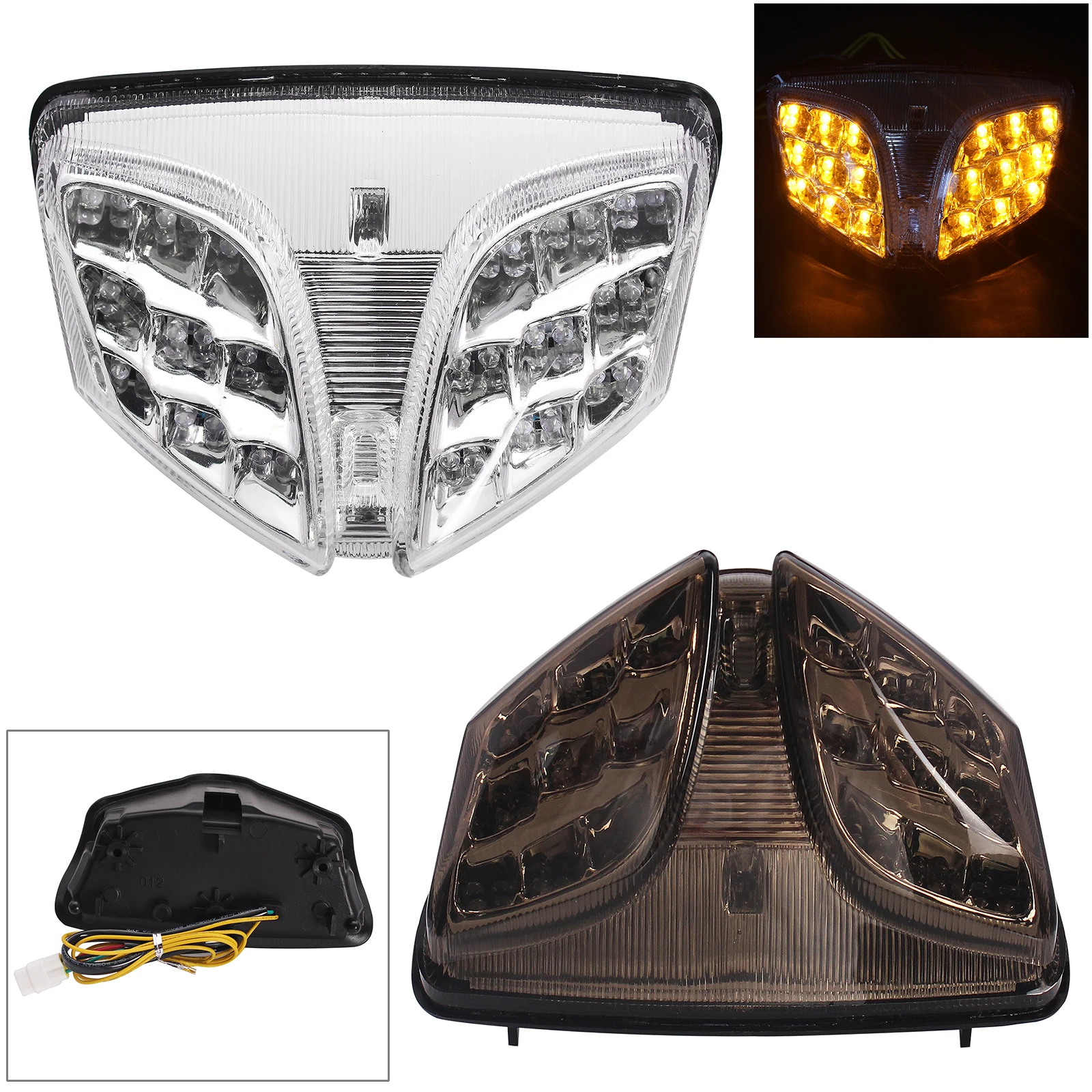Rear Tail Lights Brake Assembly LED Steering Tail Light Indicator Blinker For Suzuki K9 K8 GRS-R600 750 2008-2009 Motorcycle
Rear Tail Lights Brake Assembly LED Steering Tail Light Indicator Blinker For Suzuki K9 K8 GRS-R600 750 2008-2009 Motorcycle
