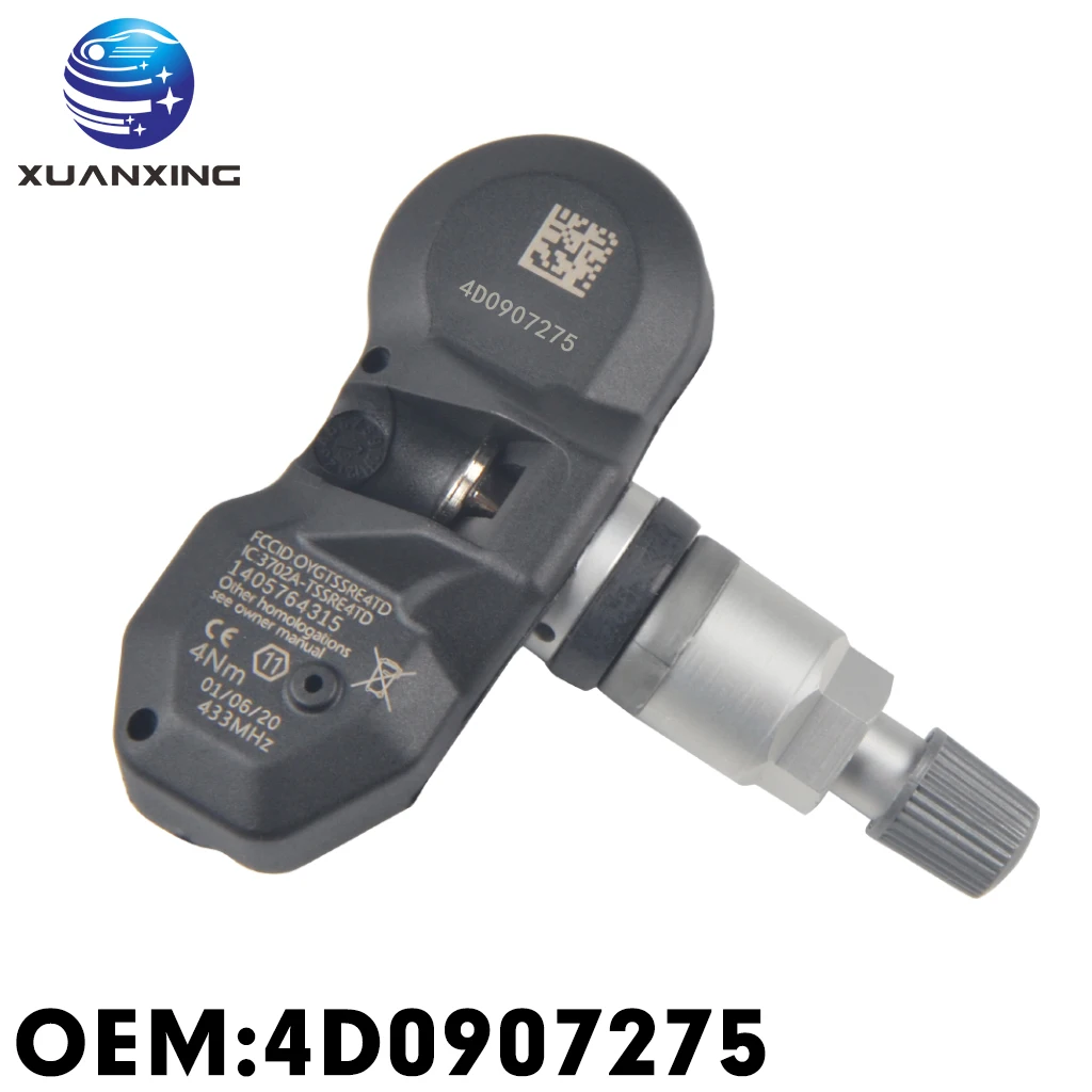 4D0907275 Tire Pressure Sensor Monitoring System TPMS 433MHz For Audi A8/2000-2009 A6/2000-2005 Volkswagen Phaeton/2001-2007
4D0907275 Tire Pressure Sensor Monitoring System TPMS 433MHz For Audi A8/2000-2009 A6/2000-2005 Volkswagen Phaeton/2001-2007